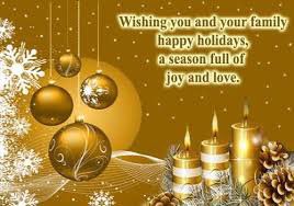 Wishing you blessings today and throughout the holiday season.