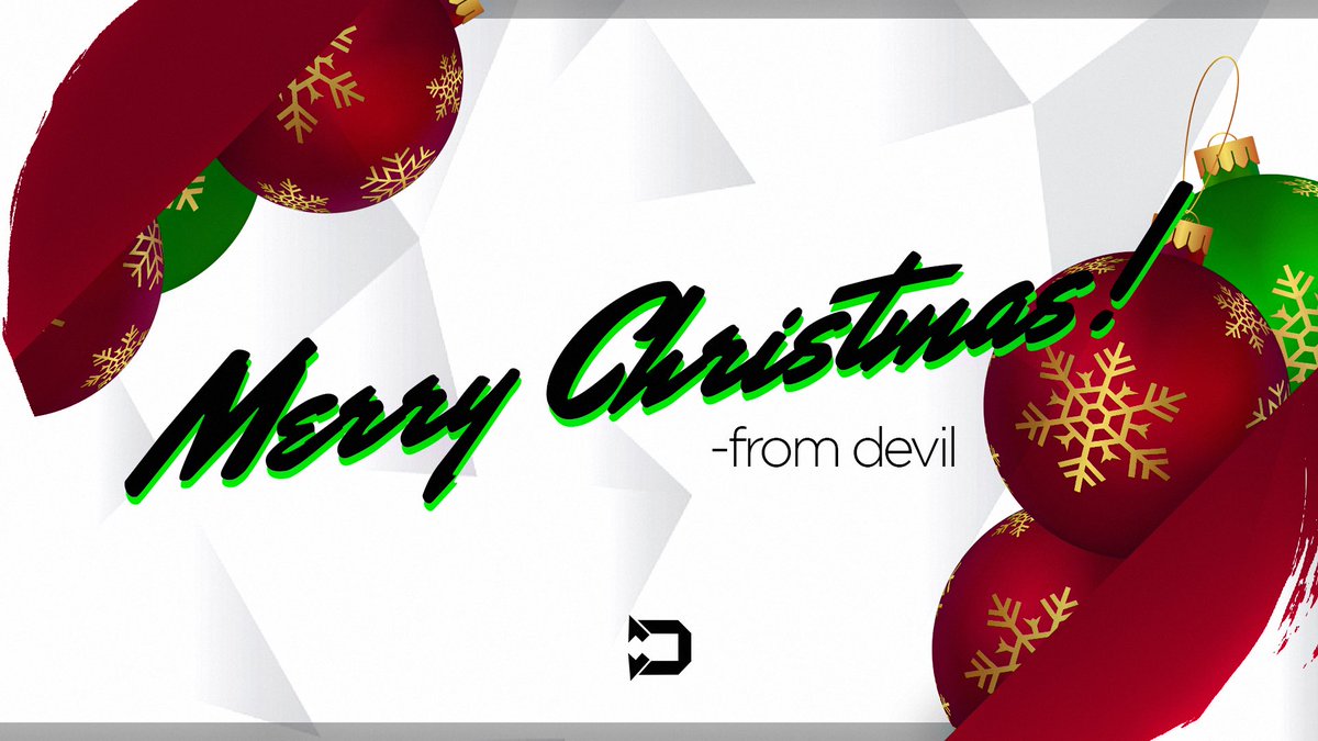 Merry Christmas from everyone here at Devil!😈

Enjoy your time with your family &amp; friends over the holidays!🎅🏻❄️