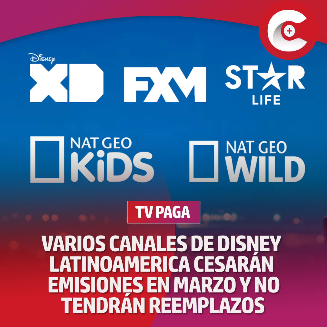 CentralPlusCo's tweet photo. #LoMásLeído en 2022 | Los canales de Disney #FXMovies, #DisneyXD, #NatGeoKids, #StarLife y #NatGeoWild finalizaron transmisiones el 31 de marzo. https://t.co/FYkH7071Kp
Algunos cableoperadores incluyeron en su reemplazo a #Dreamworks, #SonyMovies, #BabyFirst y #LoveNature. https://t.co/xtSYo5cDJV