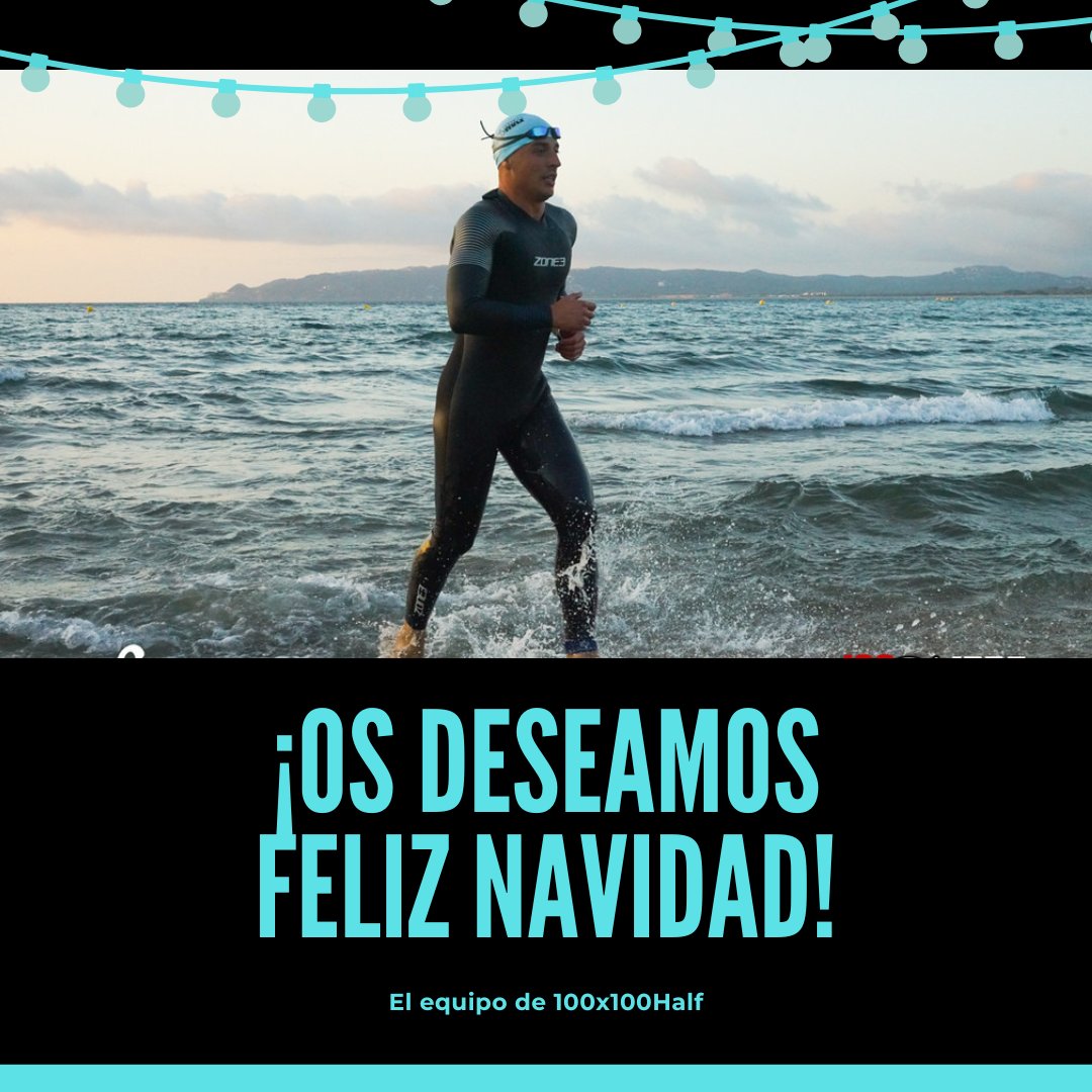 FELIZ NAVIDAD TRIATLETAS! Comed, sed buenos y brillad al lado de los vuestros <3