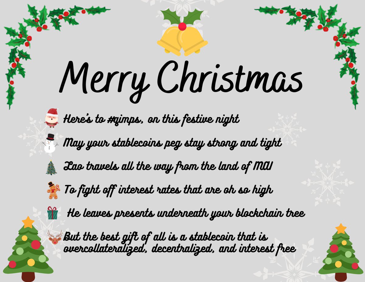 ☃️A Christmas poem for #qimps