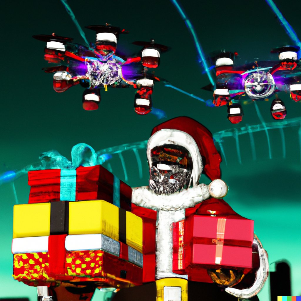 imthedronelord's tweet photo. Merry Christmas Everyone! ππ
#MerryChristmas
#SantaDroneDelivery
#DroneSanta
#HolidayCheer
#XmasGreetings
#MerryXmas
#ChristmasWishes
#HappyHolidays
#FestiveSeason
#SantaClausIsComingToTown https://t.co/7gCOgOhgQ1