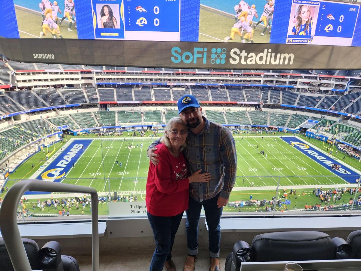 My mom has always been supportive of my career. Happy holidays to all. #RAMSHOUSE