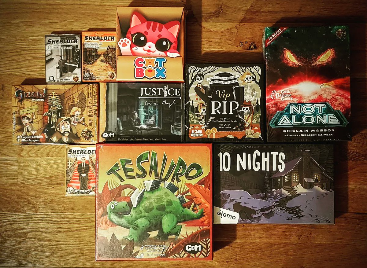 🌲🎲Doncs algunes cosetes ens ha deixat aquest Nadal....
Ganes de testejar-los amb tots vosaltres en aquest nou 2023😉.
#PleDeRol #PleDeRolElMasnou #elmasnou #JocsdeTaula #JocsdeRol