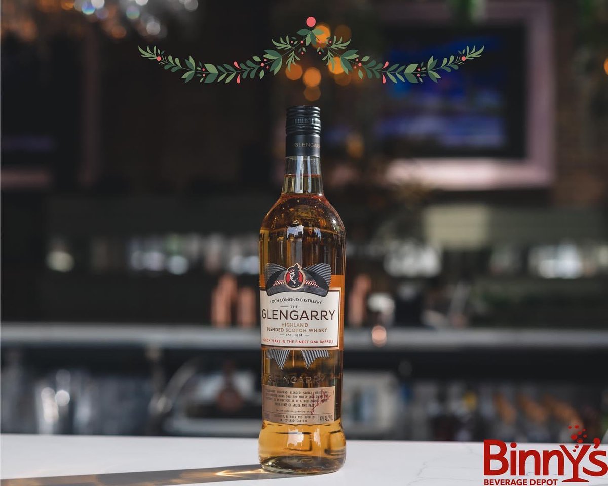 GlengarryScotch's tweet photo. Feel warm and festive this holiday season with a bottle of Glengarry Whisky. Find Glengarry at a @BinnysBev near you. 

Wishing everyone a Merry Christmas. We hope your day is filled with love, laughter, and of course, a little bit of whisky.

#glengarrywhisky https://t.co/kiTits9uHi