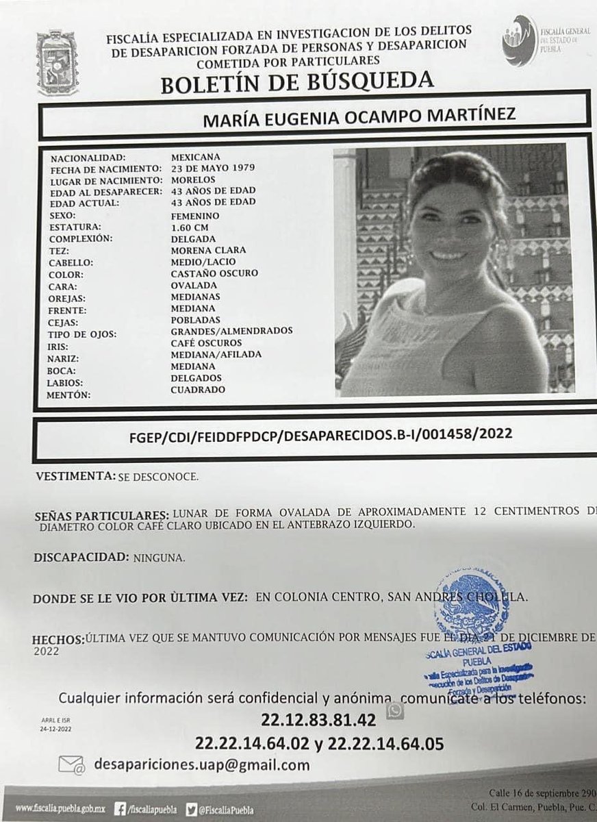 TavoCorvera's tweet photo. Por favor. Ayuden a difundir. 
Comunidad @udlap
@Egresados_UDLAP 
Ayudennos, es amiga cercana y exa udlap.
@JorgePizar 
@Yadiriux1 https://t.co/OfYpFca9Fb