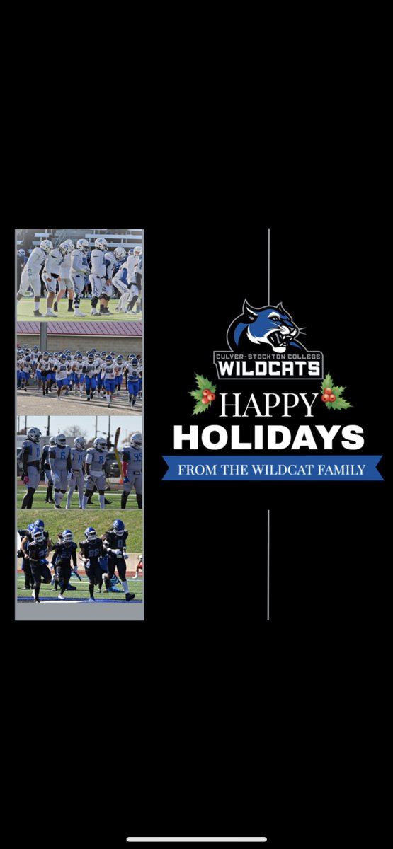 JacksonCover4's tweet photo. Thank you too @CSCwildcatsFB for wishing me a happy holidays! https://t.co/s8YfSj885Z