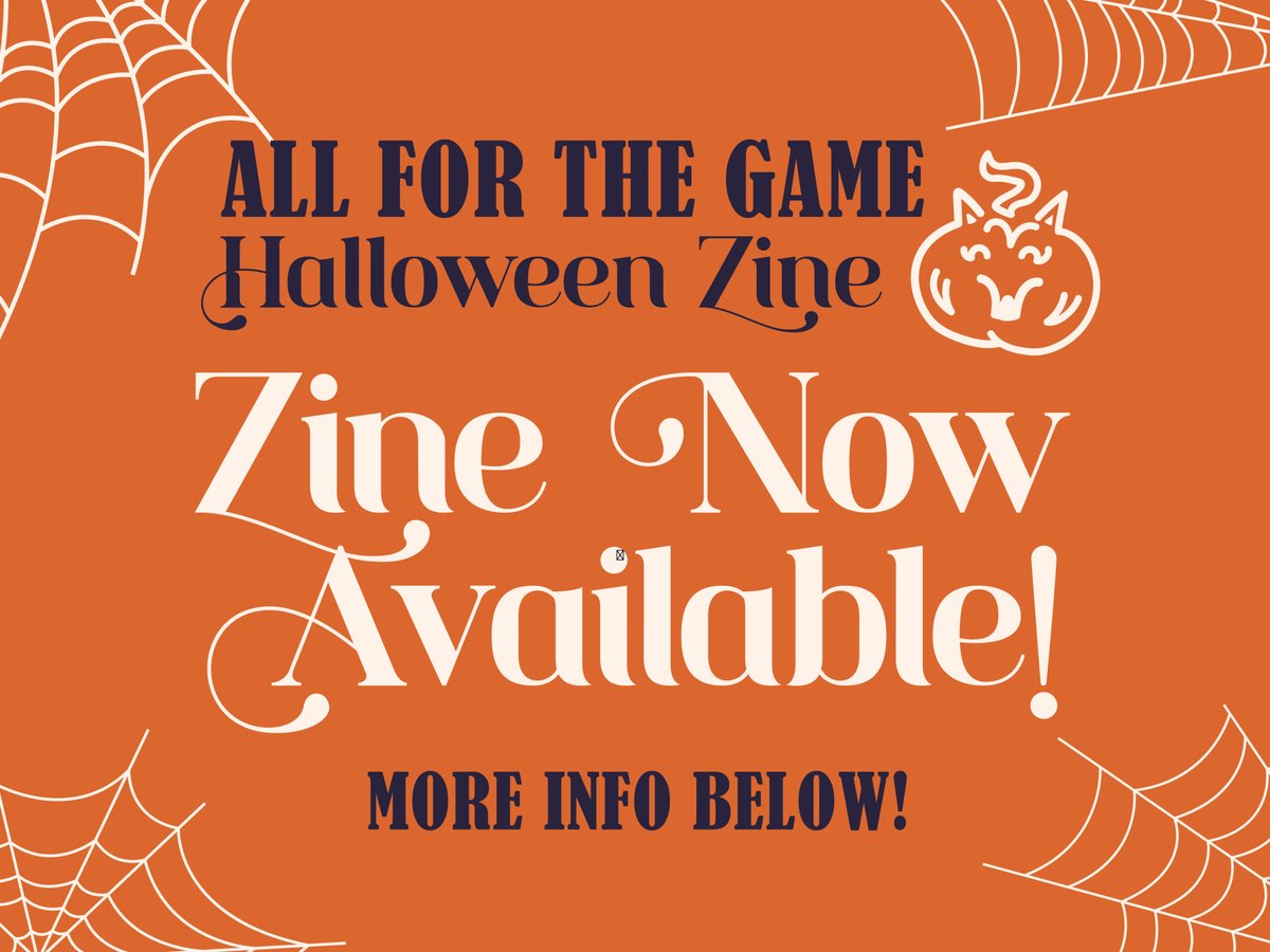 aftg_zine's tweet photo. 👻🦊THE AFTG HALLOWEEN ZINE IS NOW AVAILABLE FOR PREORDER AND DOWNLOAD!🦊👻

More information and links in thread: https://t.co/PLM2eqY7MC