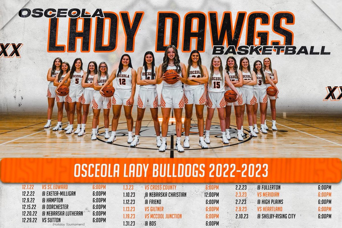 GirlsOsceola's tweet photo. 🎄Merry Christmas🎄from the Lady Dawgs! We appreciate all the support you have given us through our fundraisers and games! We look forward to the rest of the season to come! 🧡🤍🖤 https://t.co/pBjFj4hZih