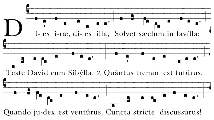 ThreatNotation's tweet photo. The first four notes of "Carol of the Bells" are the same as the "Dies Irae" motive, a melody dating back to 13th Century chant, and most often associated with death, despair, and impending doom. Merry Christmas. https://t.co/j0TjdzH8zR