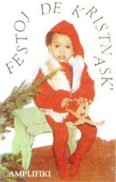 eomusichistory's tweet photo. 3. Festoj de Kristnask' by Amplifiki - released on cassette in 1990 and has been completely unobtainable for years. The Eo Wikipedia has a tracklisting, and a scan of the album cover (attached) was published in Rok-Gazet' in 1995. https://t.co/qMiAoAug0U