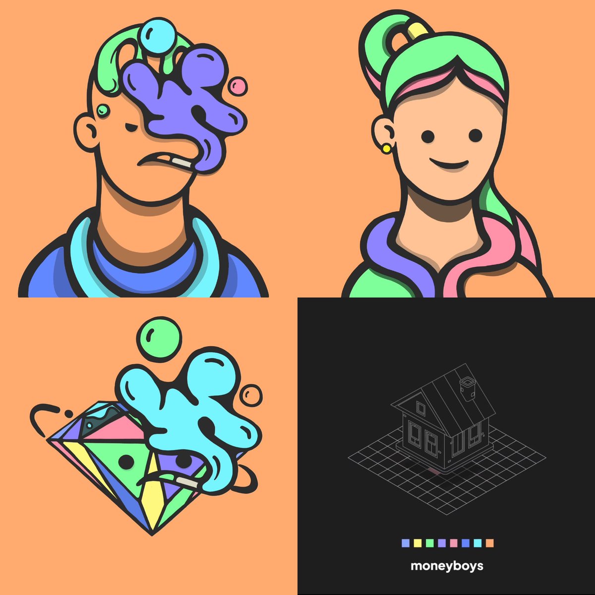 Merry Xmas to all the @SolanaMoneyBoys! I hope everyone is spending time with friends and family! Post pictures of your fam if you ready to move in your mansion! #Solana #SolanaNFT #SolanaNFTs