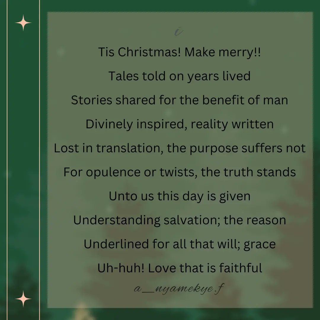 lagompoetry's tweet photo. Last post for 2022..... enjoy🤗

#Rejoice!💃🏿💃🏿

#Itz_Christmas!!🎄🎄

#Thanks_be_to_God!!!🙌🏿🙌🏿 https://t.co/MABSFQY2ai