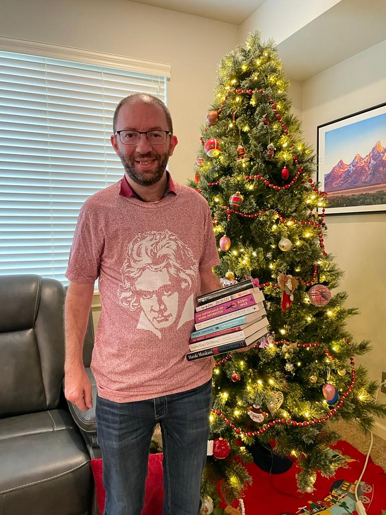 BookMattic's tweet photo. Merry Christmas! I loved reading the Beethoven biography a few years back and this t-shirt happens to be all his journals translated into English.
Then #Litographs designed and printed the journals all onto one t-shirt!
What special something did you get for Christmas? https://t.co/ZUY1kXqtVy