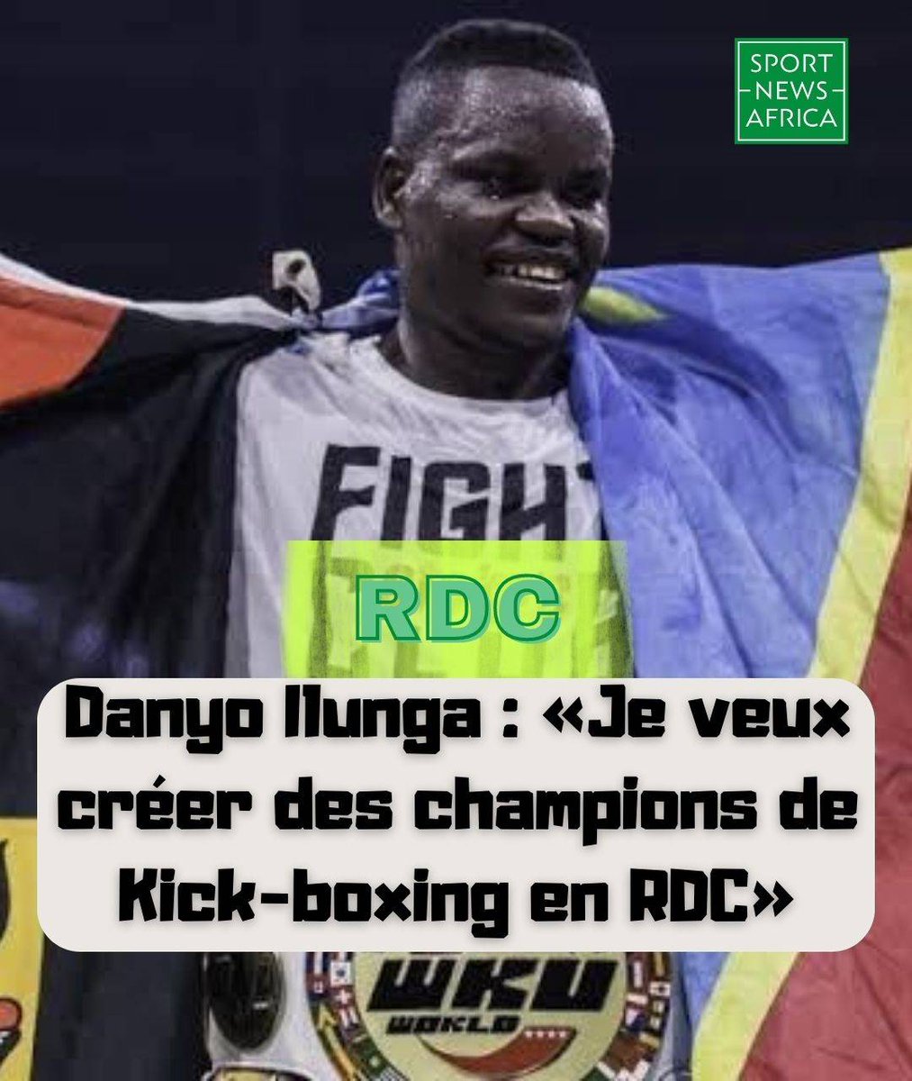 snewsafrica's tweet photo. 🟢 Entretien SNA 🟢
🇨🇩Sept fois champion du monde des super lourds sous les couleurs de l'Allemagne, le natif de Lubumbashi veut développer le kick-boxing dans son pays d'origine, il a accordé un entretien à SNA ⬇️
https://t.co/0EmsYIjtdZ
#sna #danyo #ilunga #rdc #kickboxing https://t.co/LIIwt85OmO