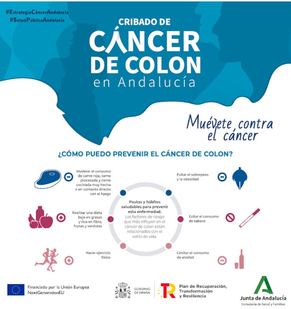 oncoradioHUVM's tweet photo. Estamos en #Navidad y es tiempo para reflexionar y mejorar nuestros hábitos y estilo de vida para que sean más saludables. ¿Cuál puede ser uno de ellos? Participar en el programa de cribado de cáncer de colon si tienes entre los 50 y 69 años. ¡Por la prevención! #Cancer #radonc https://t.co/VHAnajk1vi