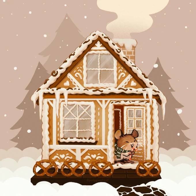 Li'l Gingerbread Mouse!  