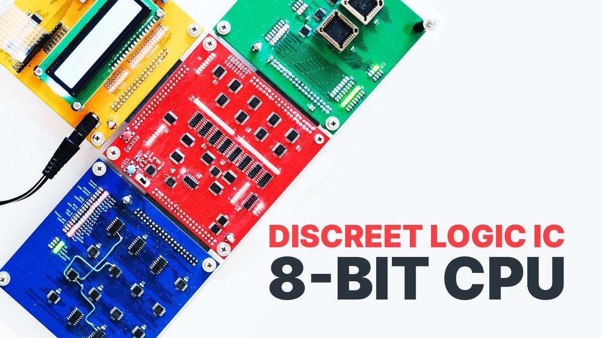 8bitnews1's tweet photo. What about a fresh 8-bit CPU, that is fast and gets along w/o microcode? Ivan Mikhailov built it and shares all the details.

https://t.co/qBgcqUZK5u

#8bitnews #retrocomputing #retrogaming #8bit #8bitcpu #retrocomputing #cpudesign #microcode #diy https://t.co/44coeuIR76