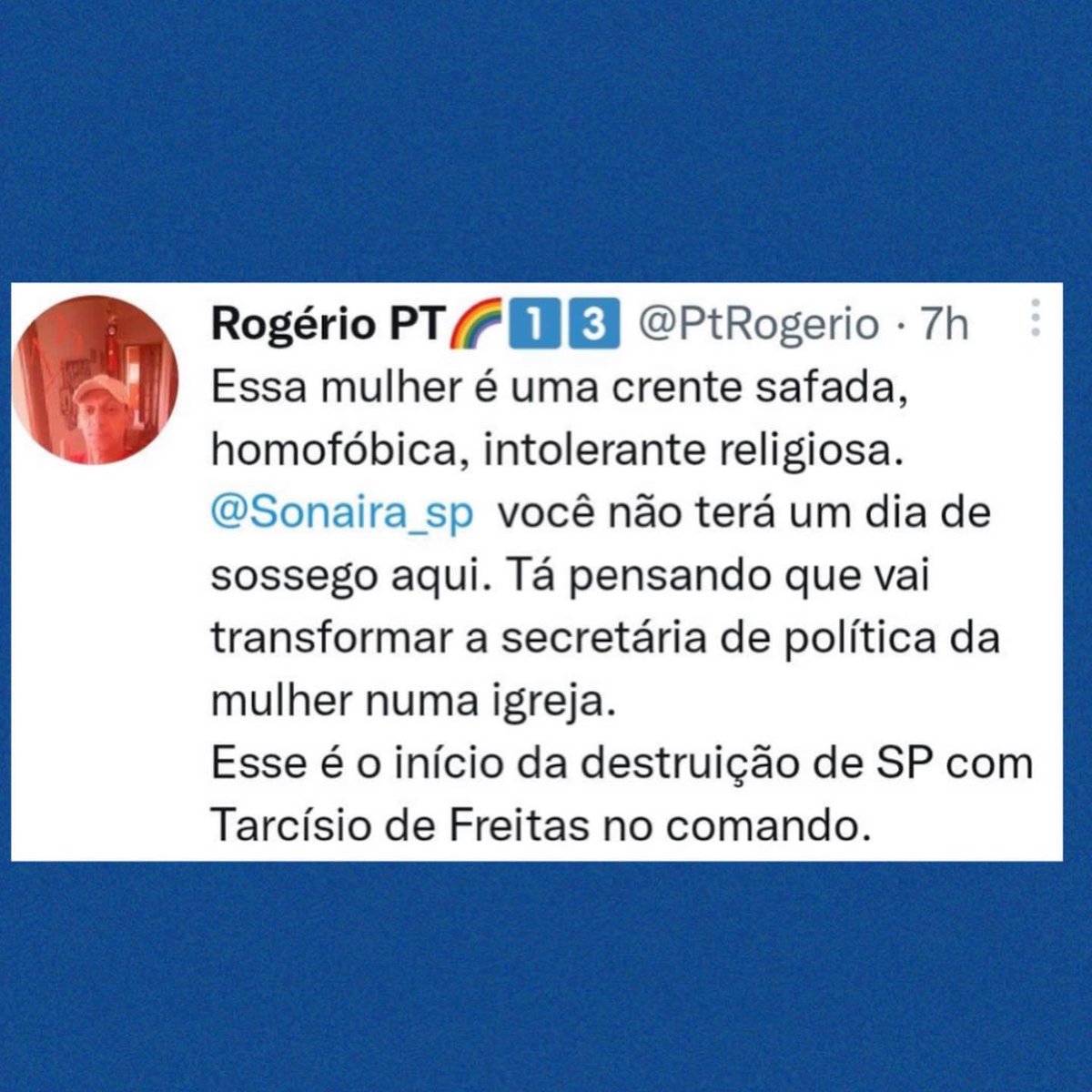 BolsonaroSP's tweet photo. Vereadora @Sonaira_sp é a nova Secretária das Mulheres de SP. Bastou isso para a esquerda despejar todo seu amor, sem preconceito (ironia)

Mulher, negra, nordestina e jovem mas certamente ser temente a Deus, proativa e capaz são suas principais características. Sucesso, Sol!🙏 https://t.co/bQYBuku50Q