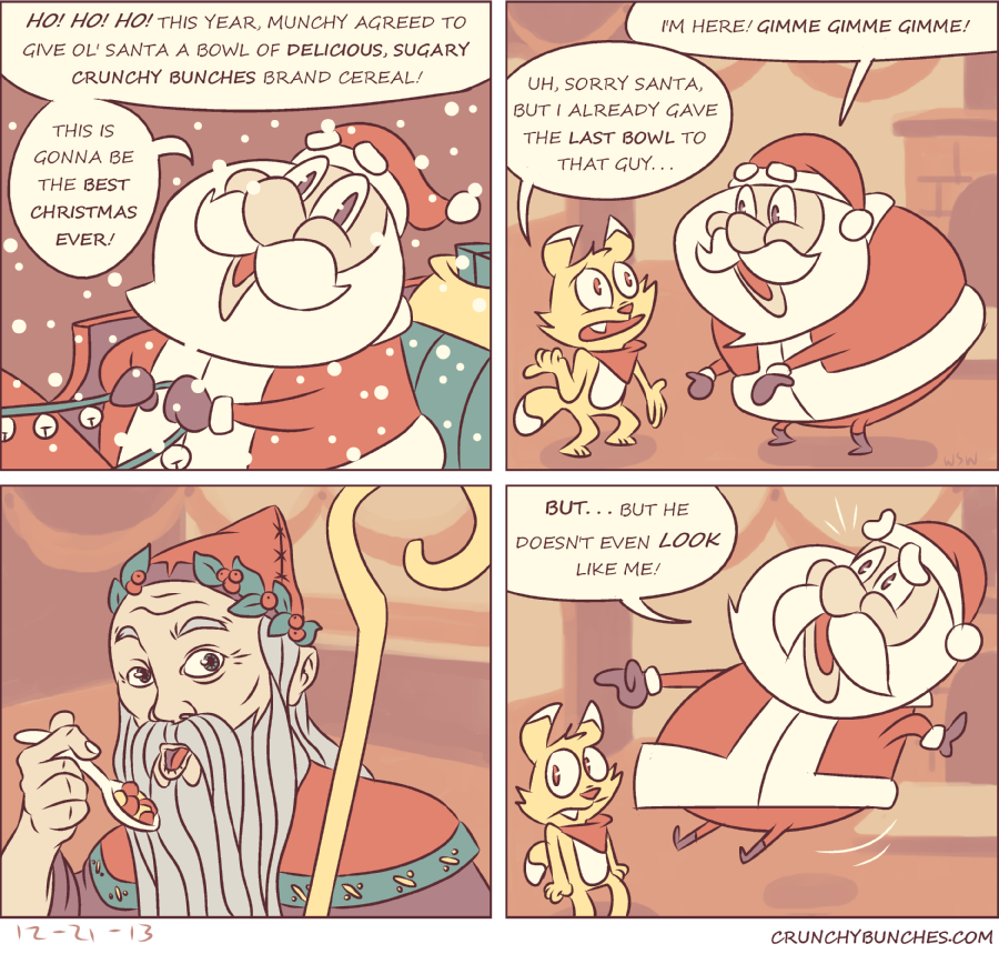 Merry Xmas! Here's some holiday themed comics I've made for such occasions 
