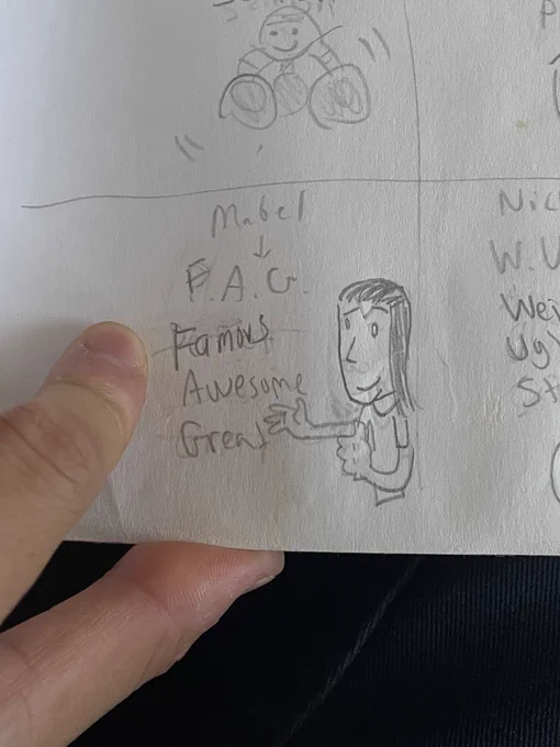 my 9 year old brain was so big… 