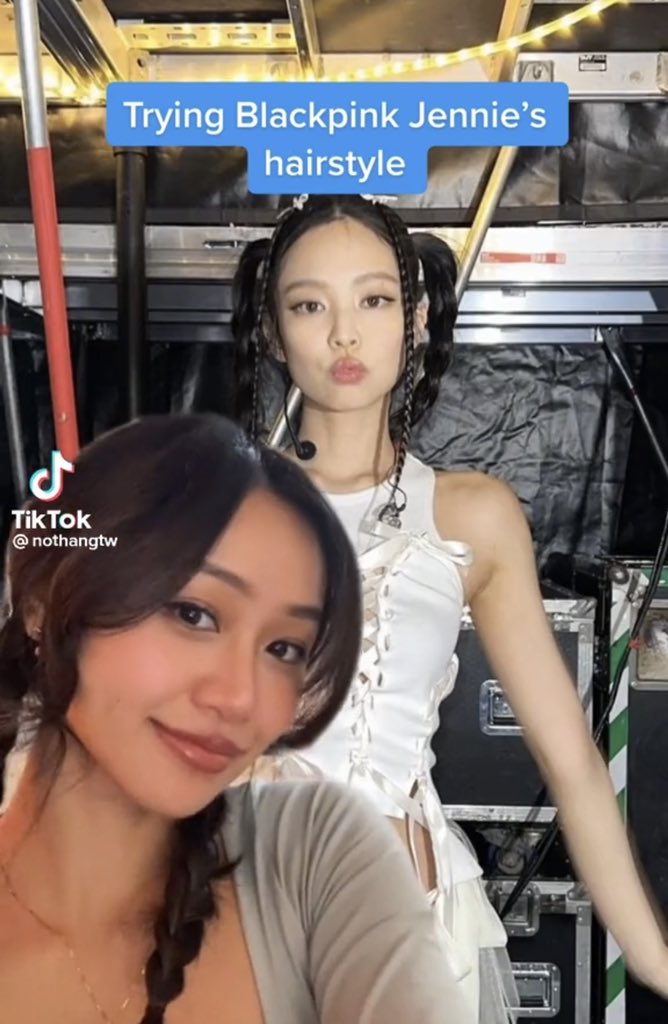 on Twitter "ribbons hairstyles inspired by jennie, she’s such an