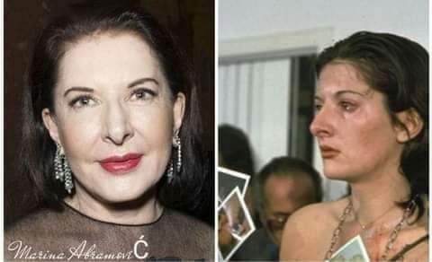 donkorliony's tweet photo. " مارينا ابراموفيتش “ ...
فتاة من صربيا في عام 1974 قامت بخوض تجربة لتتعرف اكثر على تصرفات البشر إذا منحت لهم الحرية بدون أي قيود ! 
قررت أن تقف لمدة 6 ساعات بدون حراك وأتاحت للجمهور بأن يفعلوا بها ما أرادوا وكان بجانبها طاولة عليها سكين ومسدس وازهار واشياء اخرى ,  في بداية https://t.co/ABgGmzok8I