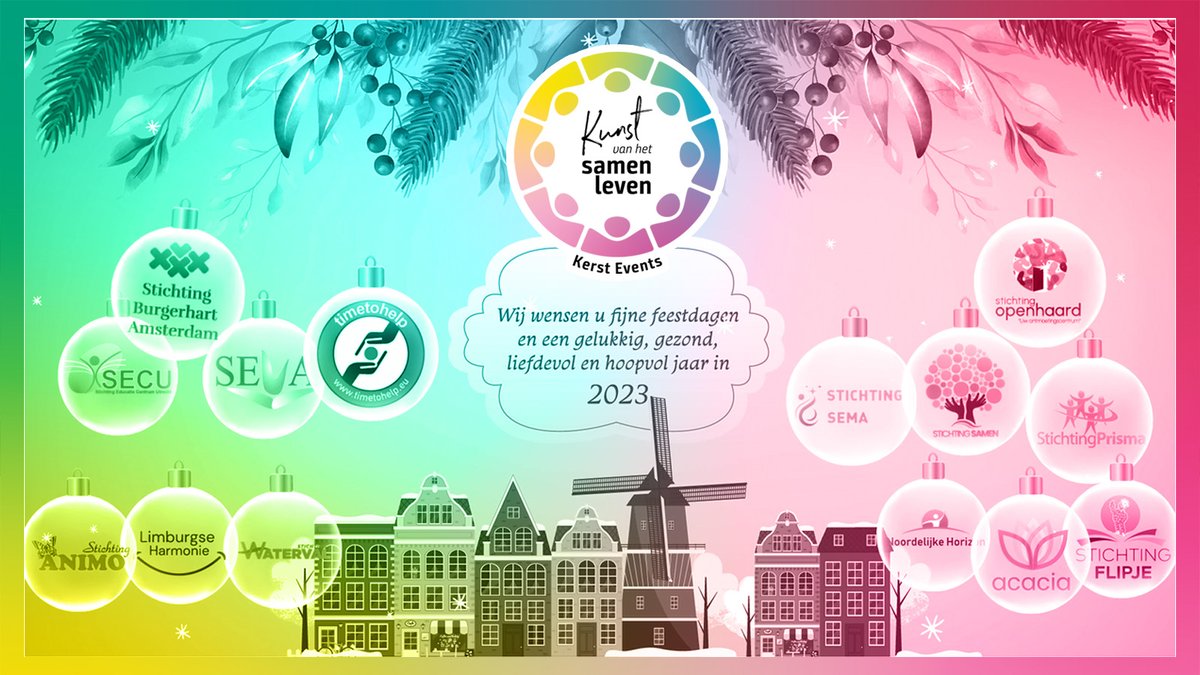 Onze kerstactie voor ontmoeting, verbinding en verdieping. Opdat niemand alleen is deze kerst! #eentegeneenzaamheid @OranjeFonds