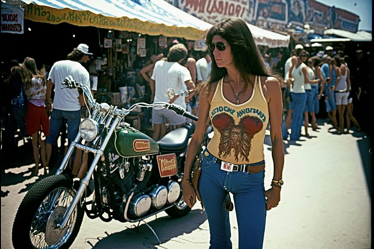 Mémoire2Ville on Twitter "Rétro rallye moto Sturgis, Dakota du Sud 1978"