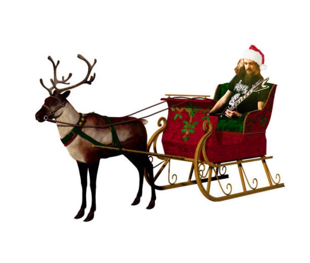 🎶 You better watch out, you better watch out, you better watch out, you better watch out… Fletcher Claus is riffing to town! 🎶