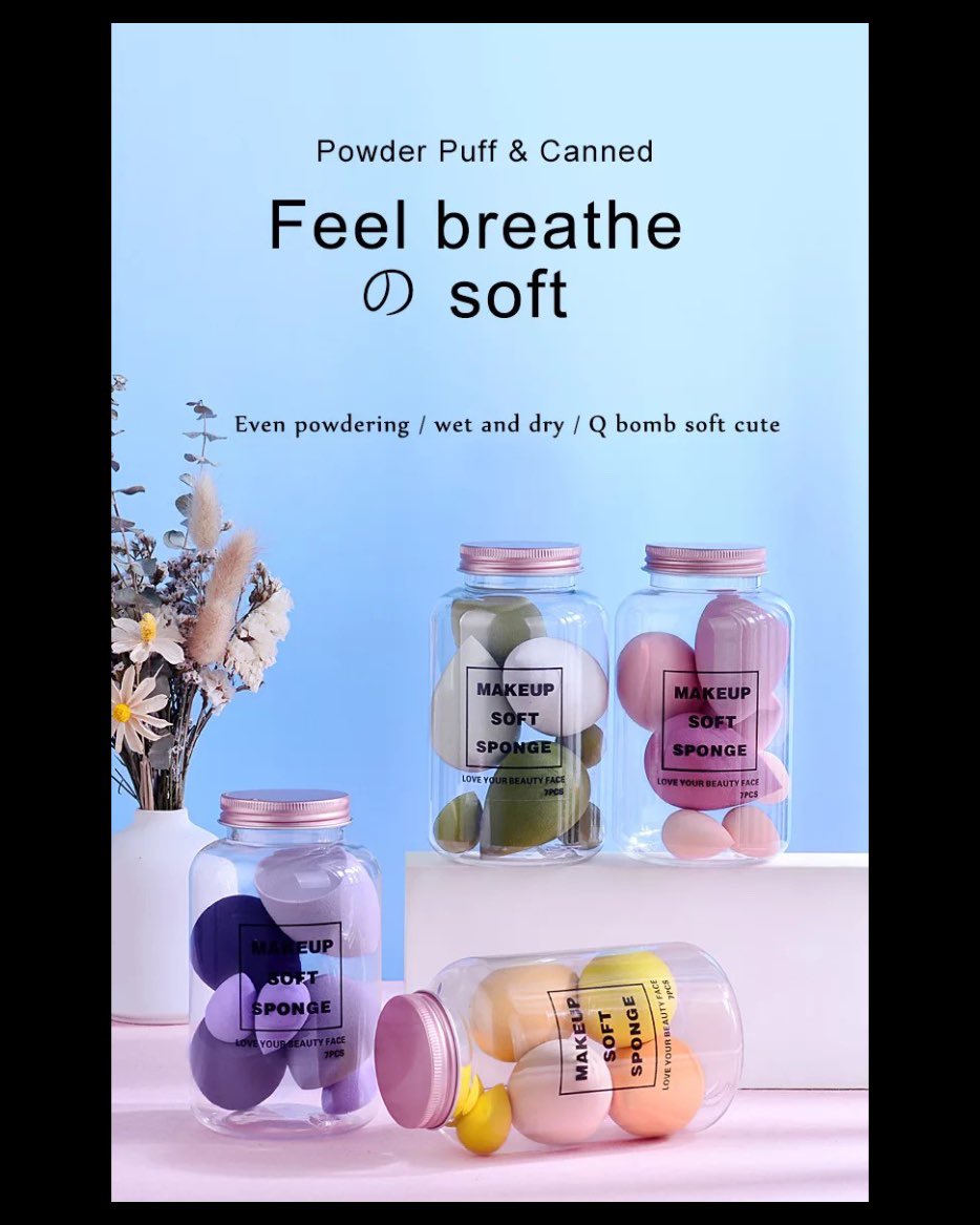 NovusCharm's tweet photo. Keep your skin clean while doing your makeup, by using fresh beauty blenders! Try out any of these cute colors ✨ #novacharm #beautyhacks #onlinestore  #freeshipping https://t.co/0RkjL6pjSs