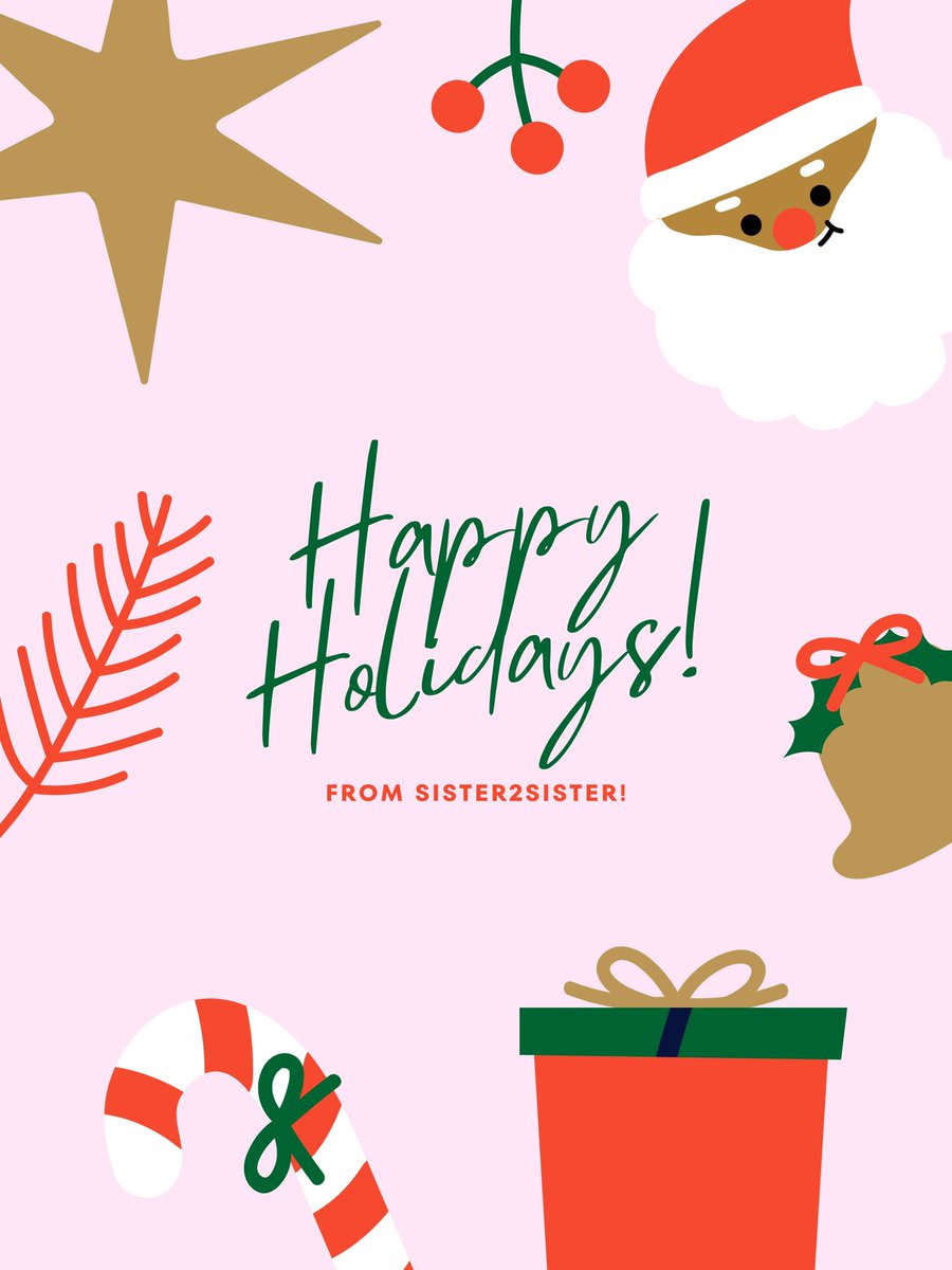 Happy holidays from the S2S family to yours! We hope you are enjoying your time with your families and stay warm!💜