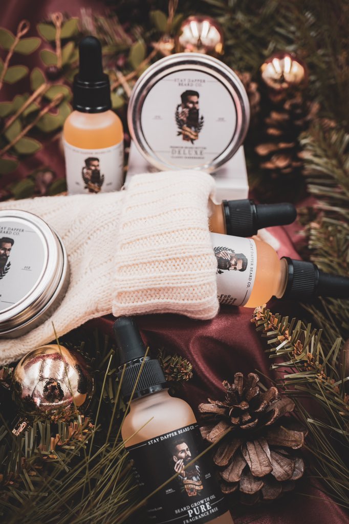 StayDapperBC's tweet photo. Merry Christmas to all! 🎄🎁. From us at Stay Dapper Beard Company. May you have a happy holiday &amp; a great new year. Thank you to everyone that has showed us support in our first year of business. https://t.co/6BJHXBkHYs