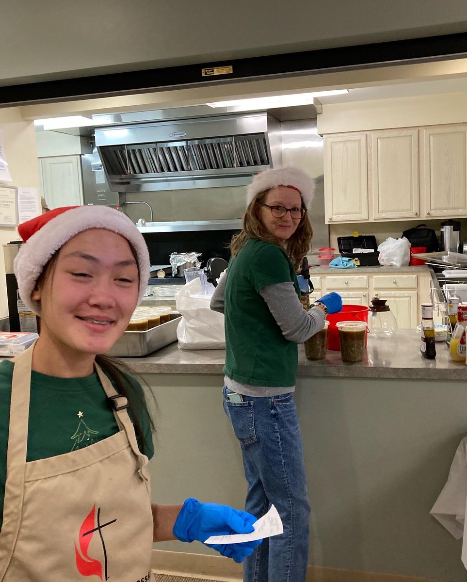 Two months of planning. Two weeks of prep. Two score volunteers make for a very Merry Christmas community dinner at #bvumc. Happy to serve the southern Blackstone Valley over 100 free meals on Christmas Day. Grateful for the fellowship and the spirit of giving to the community.