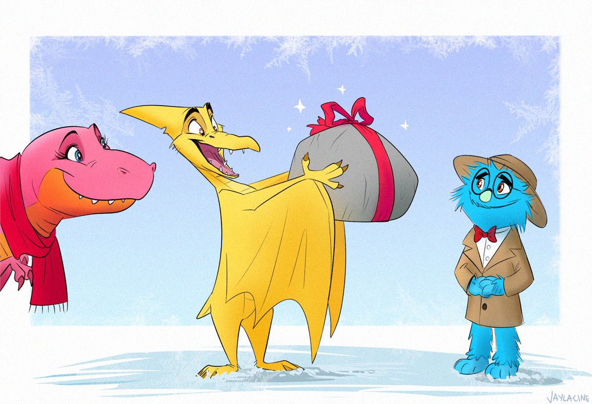 Jaylacine's tweet image. when you get your Dad the perfect present cuz he ROCKS!
the dino fam got to me.. ;-; merry xmas, @wearewatcher @shanemadej @ryansbergara #puppethistory 💙