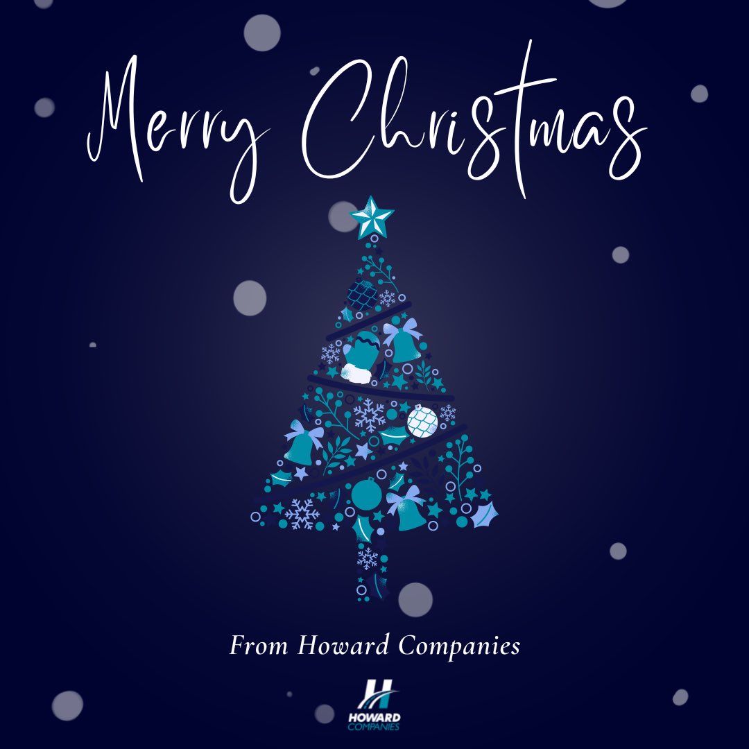 HowardCompanies's tweet image. Wishing you and yours a Merry Christmas from Howard Companies! 🎄🎄