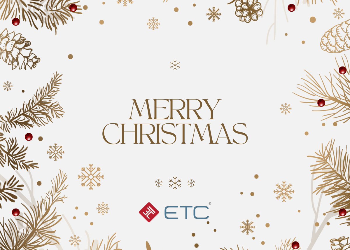 EtcToll's tweet photo. Merry Christmas and Happy Holidays from all of us at ETC!  

#merrychristmas #etc #happyholidays https://t.co/171EBlG9i2