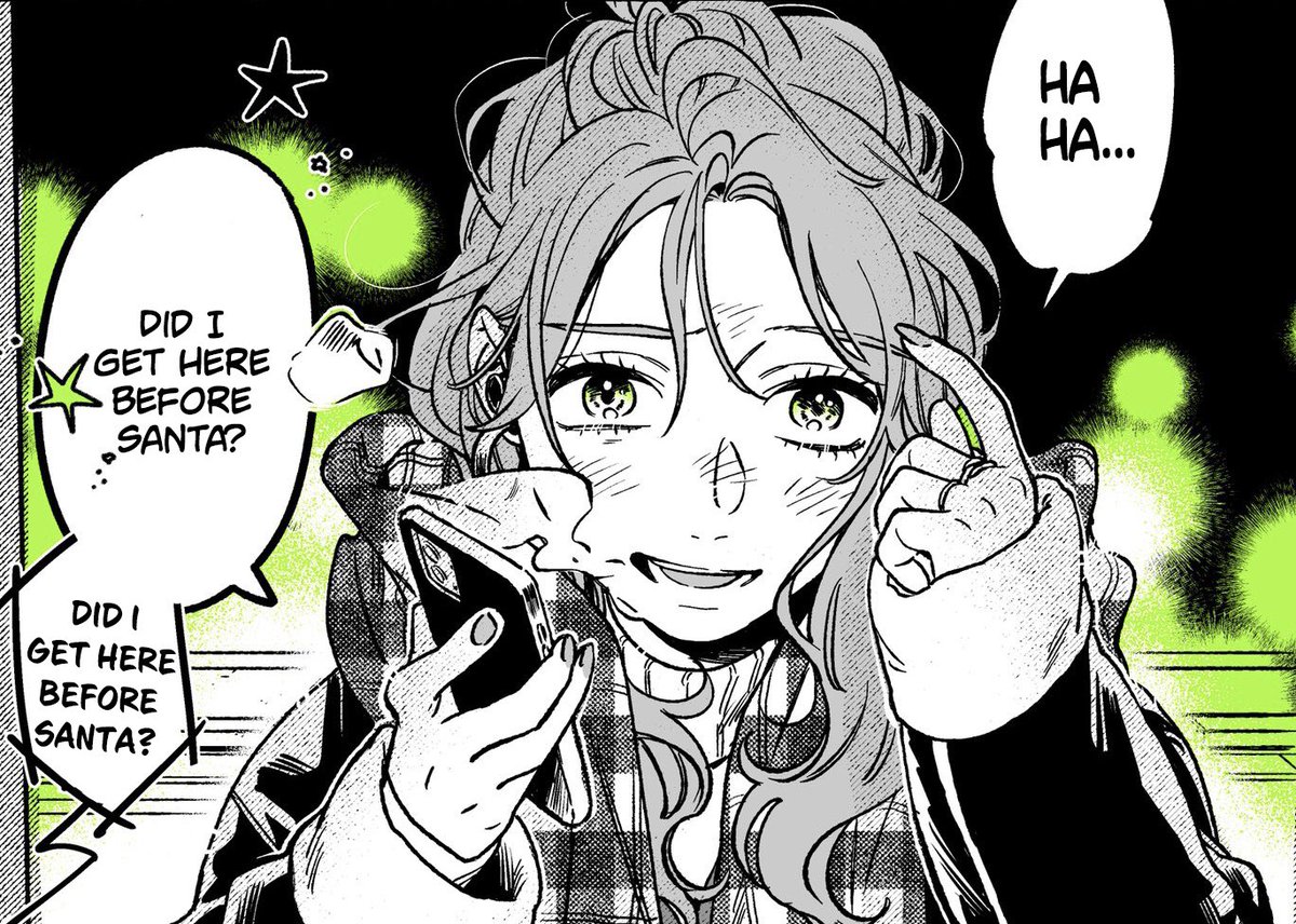 SoulMagicYS's tweet photo. “The Guy She Was Interested in Wasn't a Guy At All” just gave us one of the greatest Christmas presents ever, Mitsuki wearing a cute Santa hat🤓🧑🎄
Aya just couldn’t contain herself and had to immediately go check on her future wife👩❤️💋👩
#yuri #yurimanga #TeamMitsuki #TeamAya https://t.co/Fgttmvtn8w