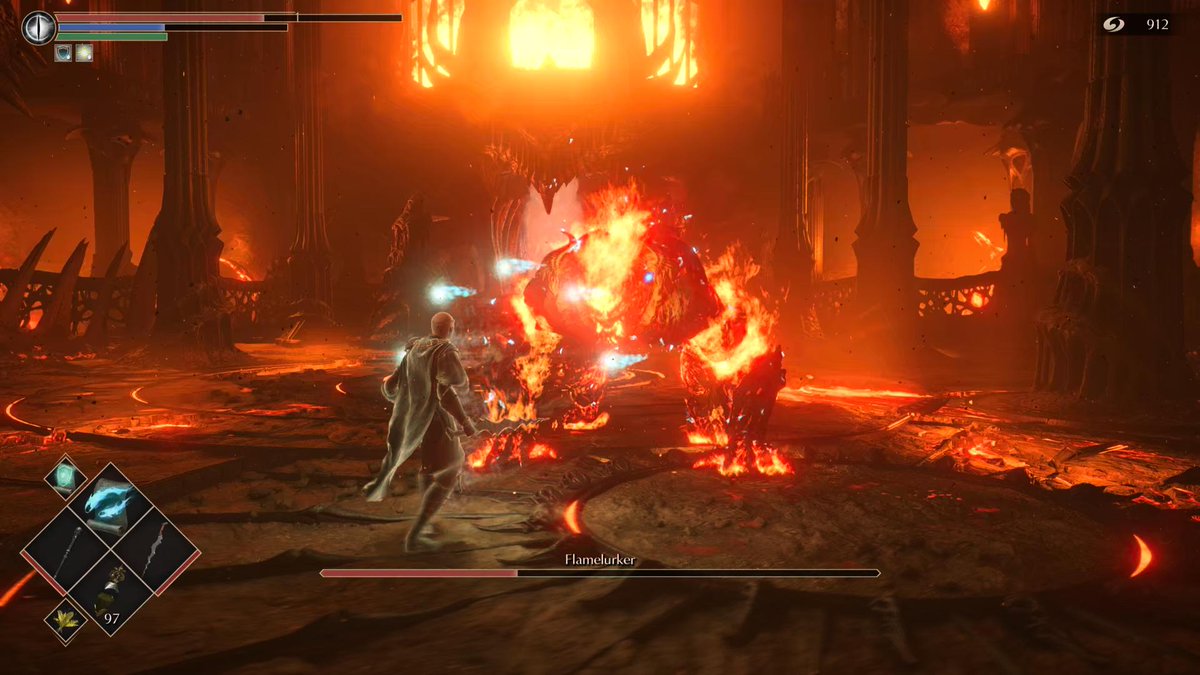 mSperoni's tweet image. Doing 1250 per hit with Homing Soul Arrow. I wasn't using the ring of magical sharpness, either. #Woolay #DemonsSouls (NG+)