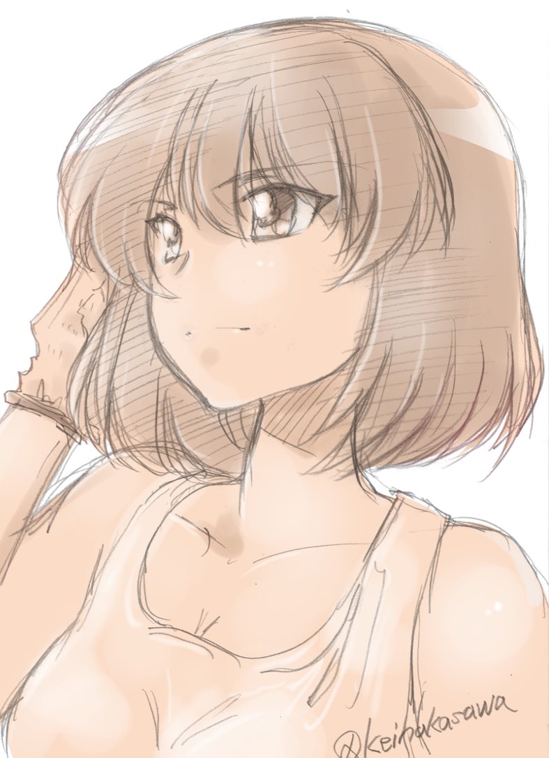 「ホシノたんイェイ過去絵すまん 」|なかさわけい㌠のイラスト