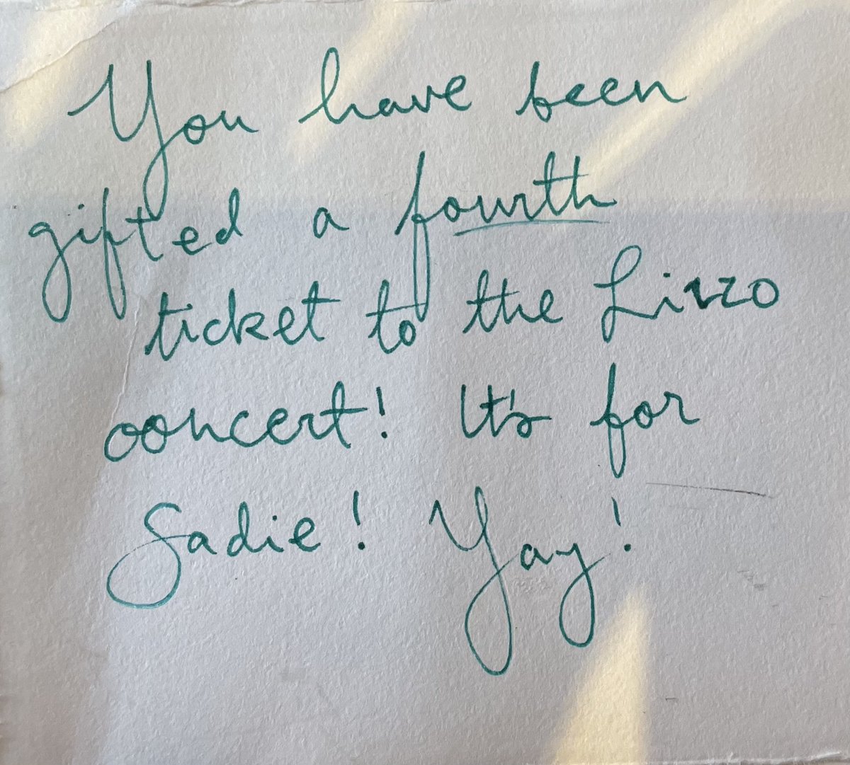 LeighCheloha's tweet photo. Best gift ever! @lizzo AND @sedonacheloha Thank you @jackcheloha @sedonacheloha @jadencheloha https://t.co/UeR8Nc2oSS