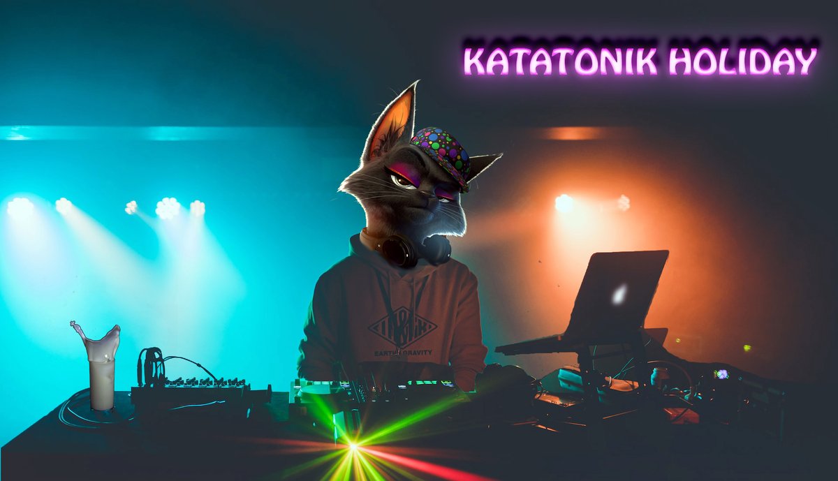 DJ 9-LIVES taking to the floor
<a href="/Katatonik_nft/">KATATONIK</a> 
#KatatonikART #FanArt #Katatonikart