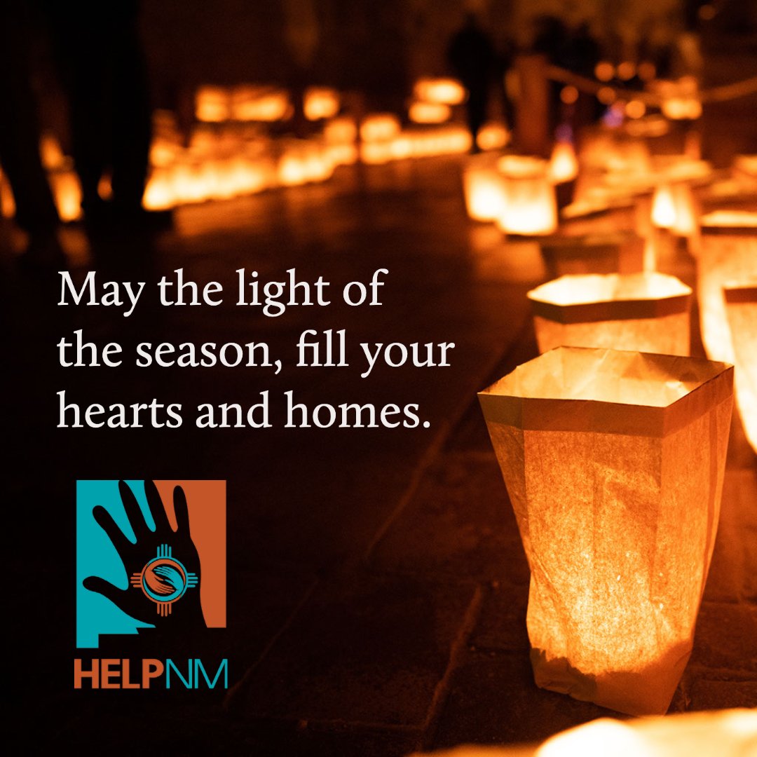 HELPNM's tweet photo. From our family to yours, we wish you a safe and happy holiday season! https://t.co/REthSksqYn