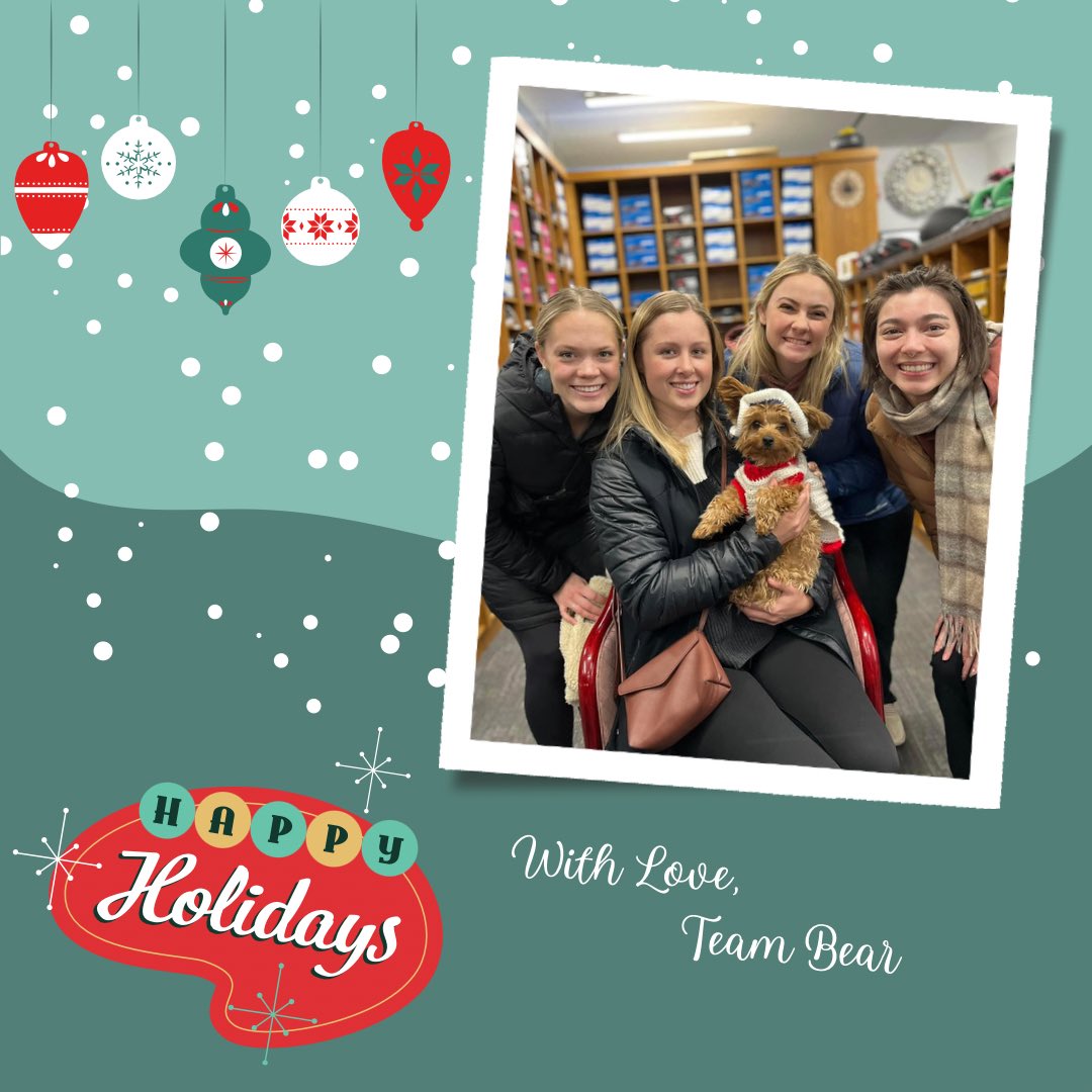 Here’s to the family we’re born with- and to the family we make along the way. 

Grateful for one another and our amazing #bearden for all the love and support especially during this Holiday season. 

Happy Holidays!
Love, 
Team Bear 🐻