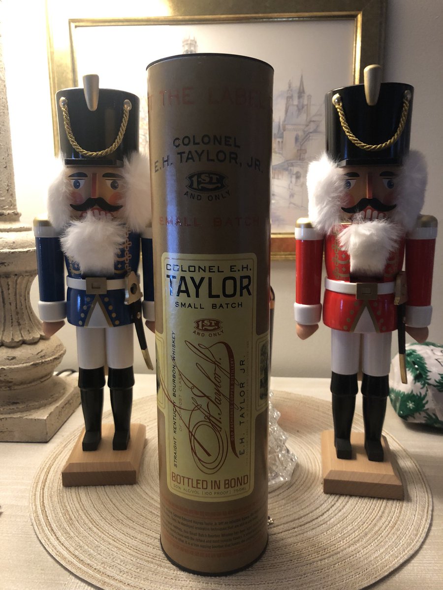 My wife gave me a wonderful Christmas gift today! I’ve been looking for a bottle of E.H. Taylor for over three years now and it seems she’s been paying attention.  Hope y’all have a wonderful Christmas! #MerryChristmas #Boom #BestManGift @BuffaloTrace