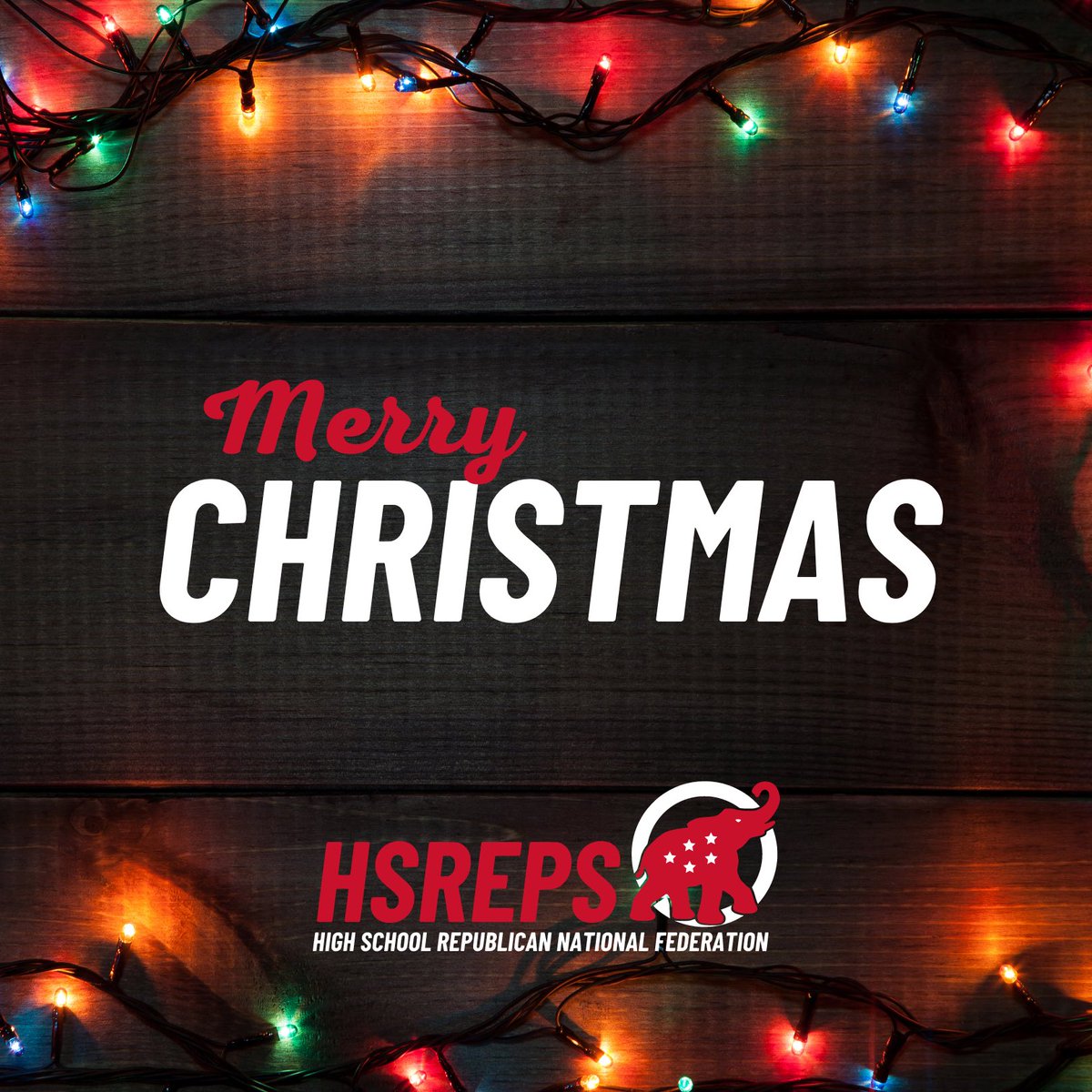 HighSchoolReps's tweet photo. Merry Christmas from the High School Republicans! #HSReps #LeadRight https://t.co/j2wBKAA3aC