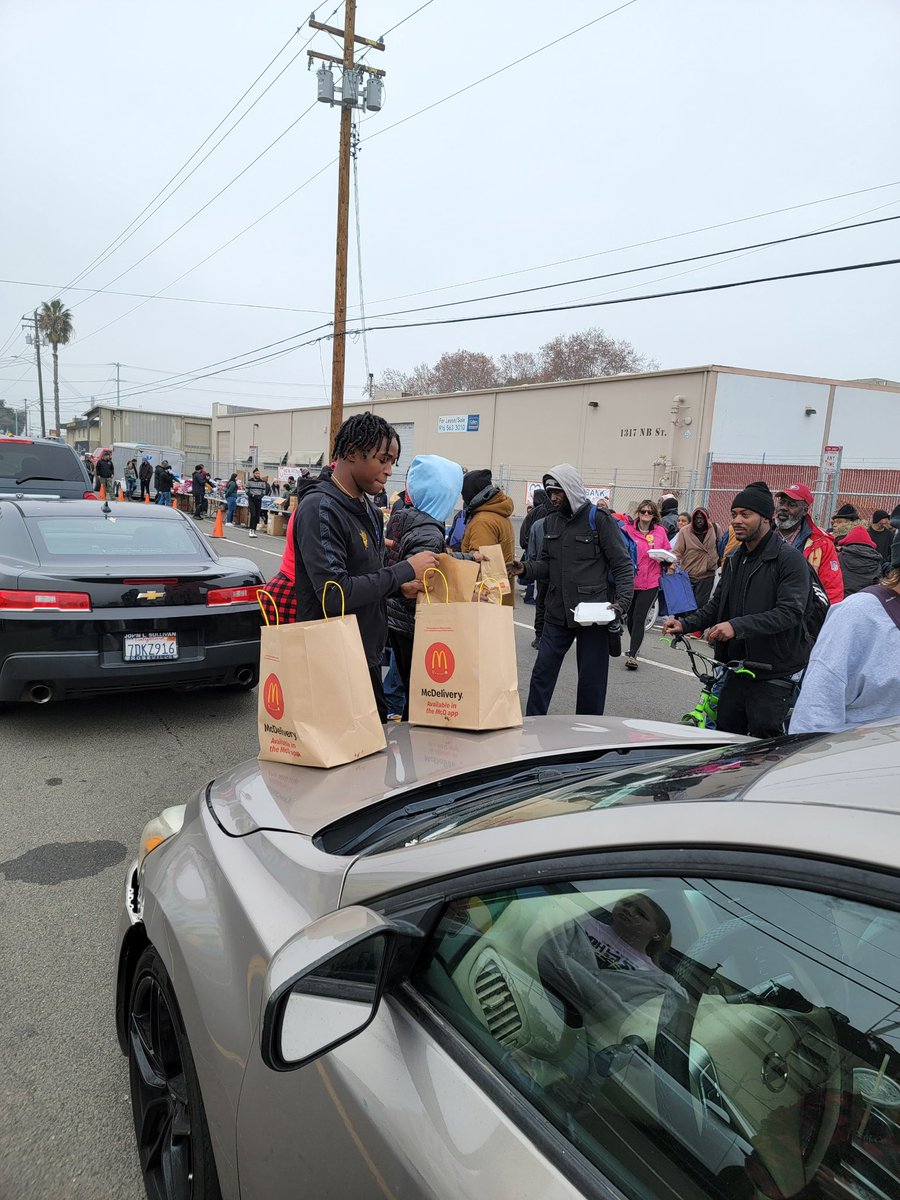 Woke up Christmas Morning to feed the homeless! #blessed