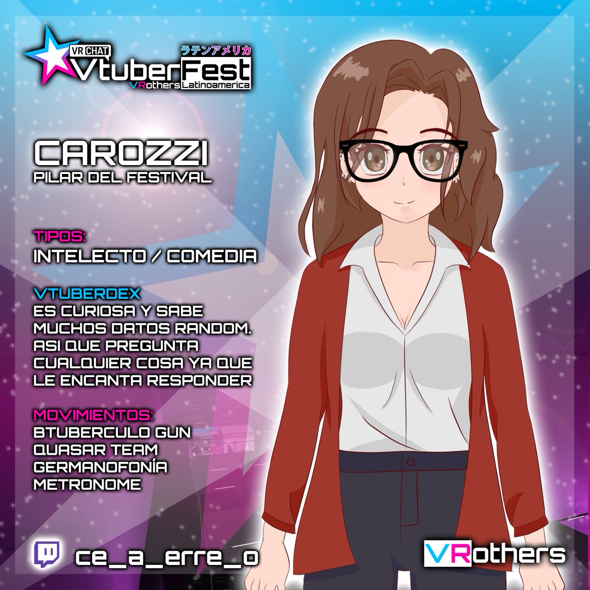 VtuberFestChile's tweet photo. Al espacio asciende una estrella para unirse con su brillo singular a esta nueva constelación #vtuberfest bienvenida "Carozzi"

#vr #vrchat #vrchatmoments #twitch #twitchstreaming #vtuber #vtubers #vtubermeme #youtube #youtuber #youtubers #instagram https://t.co/VoLoHsRaSk