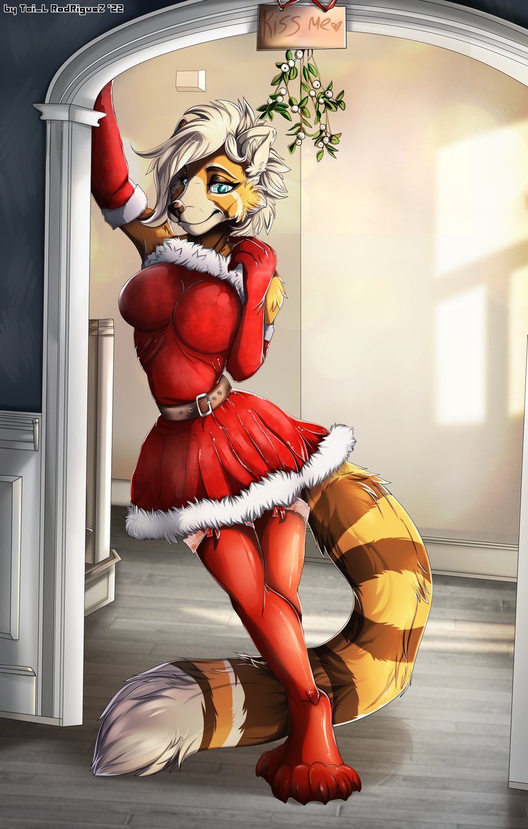 RedPandaAvery's tweet photo. So what did everybody got under the #Christmas tree?

🎨:  Tai_L RodRiguez

#MerryChristmas everybody! https://t.co/nypJRdYdbc