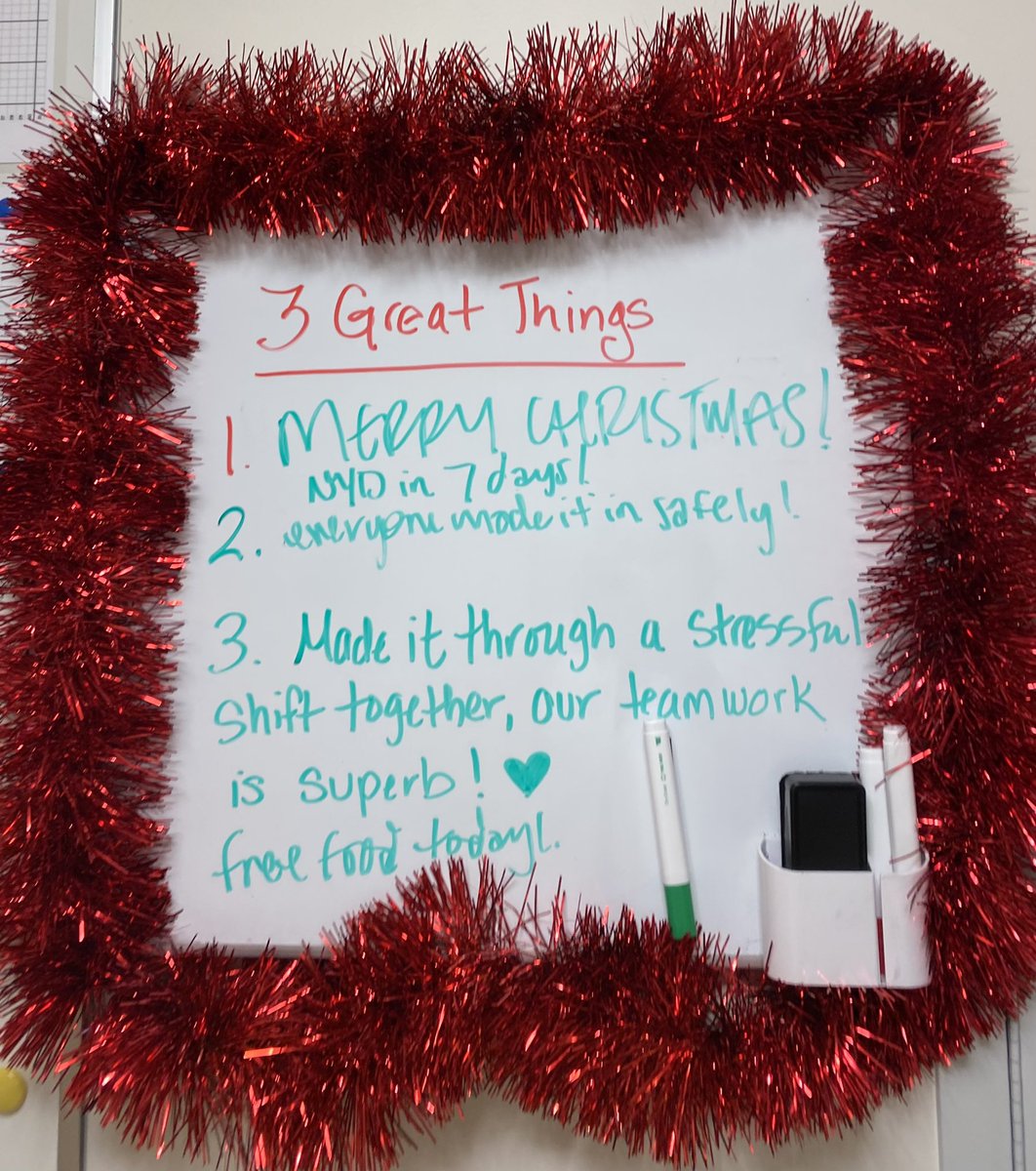 On shift this holiday. Incredibly proud of staff who: (1) work hard to get patients home so they can celebrate (might be someone’s last Xmas) so we hustle to make it happen &amp;  (2) help folks feel at home for the holidays if they can’t make it home. #christmasspirit #dukefam
